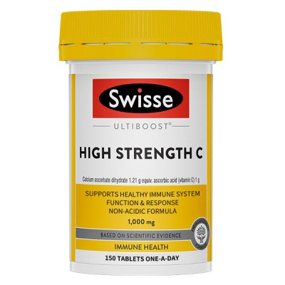 Swisse High Strength C 1000mg 高浓度维生素C片 150粒